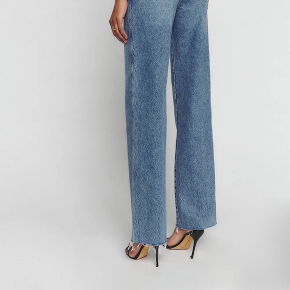 90s Mid Rise Straight Jeans from Reformation Sz 29 - Picture 3 of 7